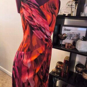 Simply Vera Vera Wang. Exc condition. Sz S. Body con, colorful dress!